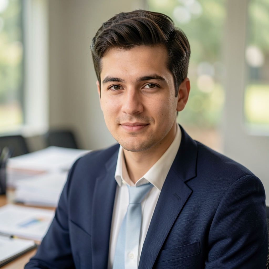 Editorial portrait of Tobias Whitfield, founding editor and nutrition correspondent, photographed in soft natural light at a desk with research papers visible in the background